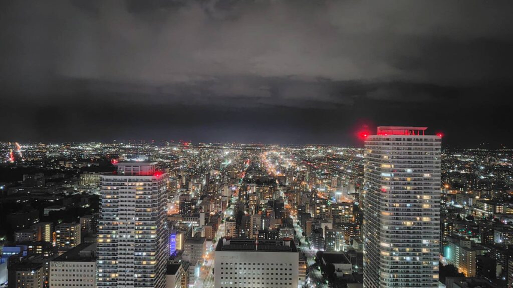 札幌の夜景